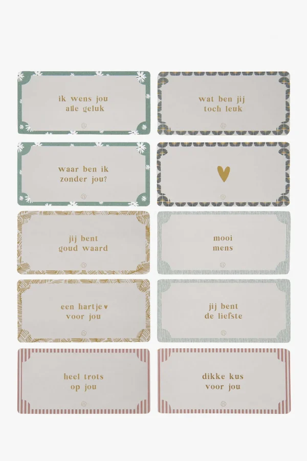 Cheap 10 complimentenkaartjes in doosje color Versiering & Inpakken