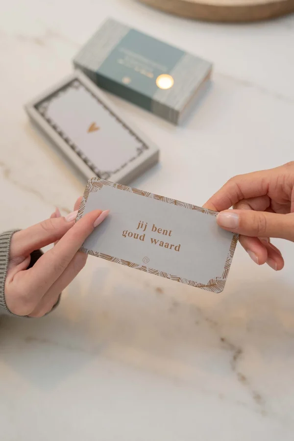 Cheap 10 complimentenkaartjes in doosje color Versiering & Inpakken