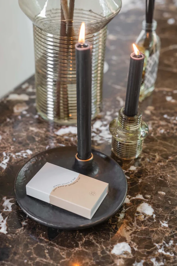 Shop 4 rustieke kaarsen 20cm Kaarsen