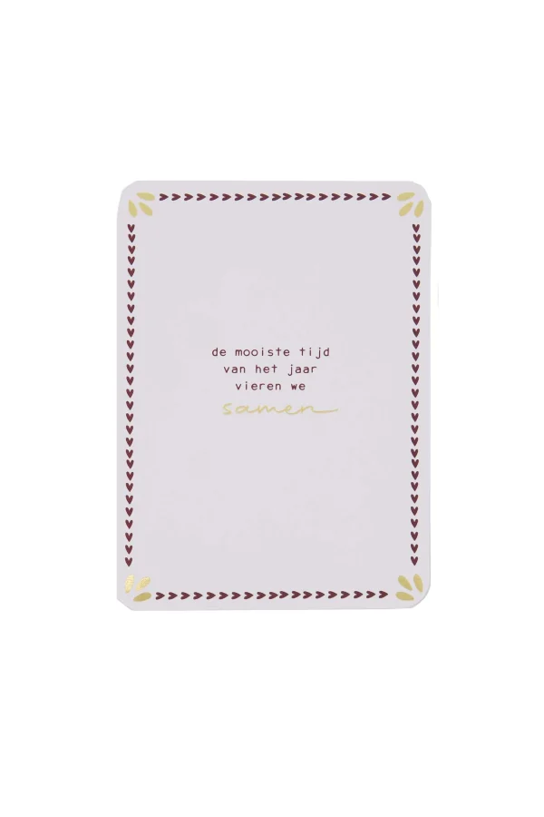 Outlet ansichtkaart de mooiste tijd van het jaar Kaartjes