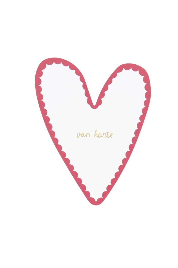 Outlet ansichtkaart hartje van harte Kaartjes