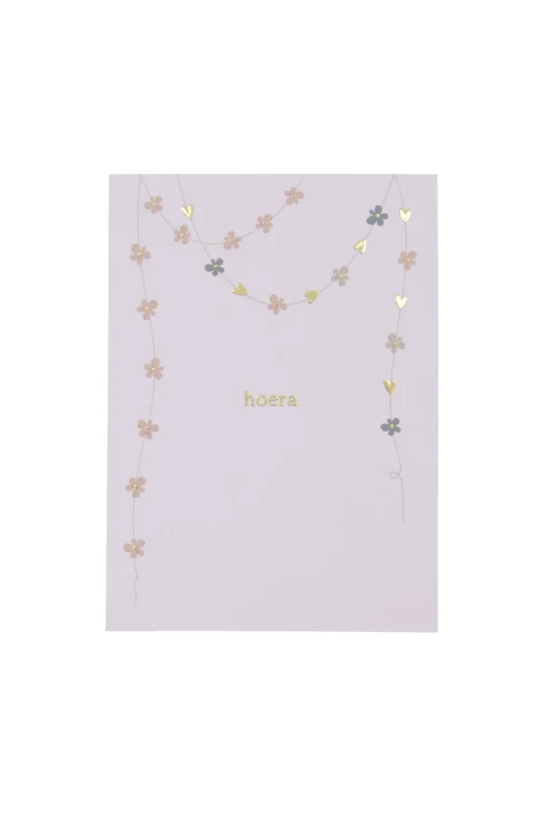 Store ansichtkaart hoera Kaartjes