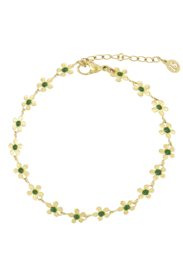 Fashion armband met bloemen Armbandjes