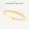 Sale bangle armband met hartje roze rood Armbandjes