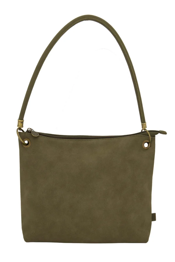 Shop basic schoudertas met hengsel L Schoudertassen & Handtassen