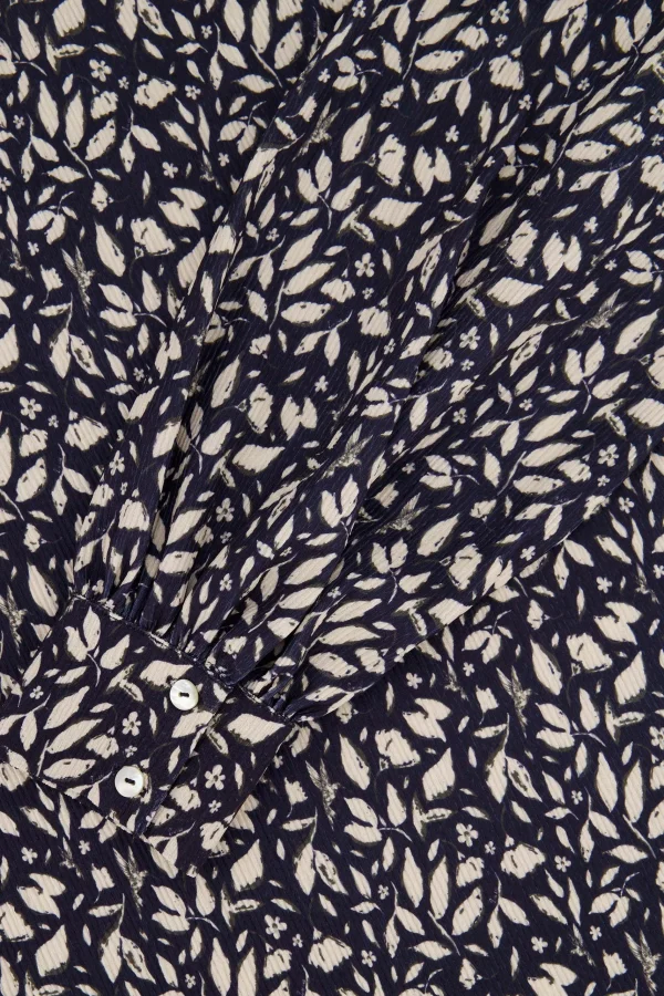 Discount boothals top met blaadjesprint Tops