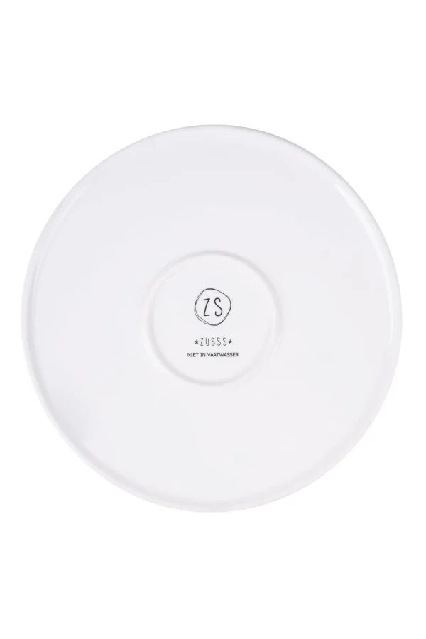 Hot dinerbord hartje wit Servies