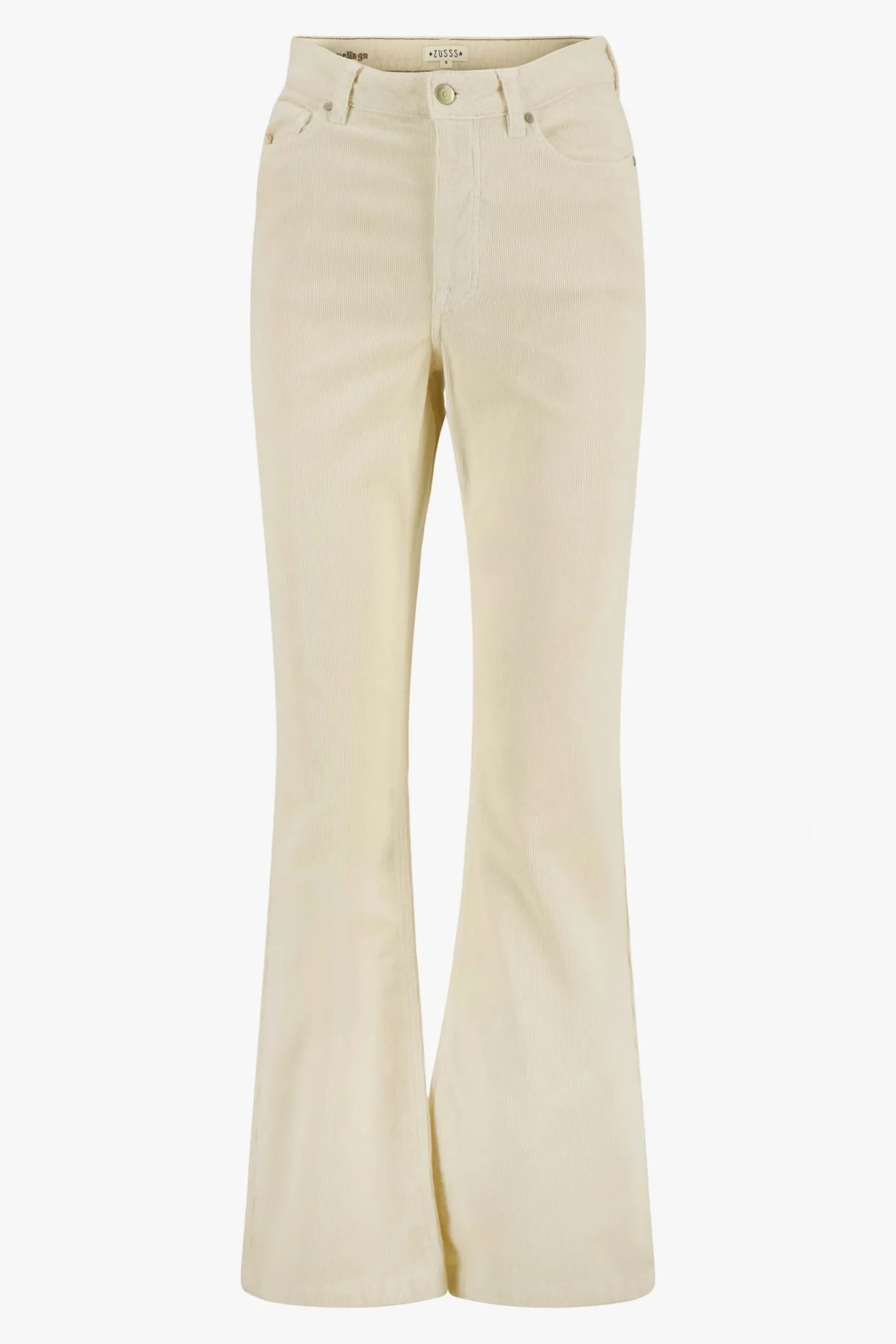 zusss_flared_corduroy_broek_ecru_0.webp Shop flared corduroy broek Broeken & Jeans