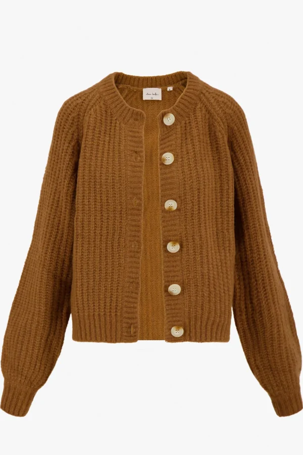 Outlet gebreid vest in bomberstyle Vesten