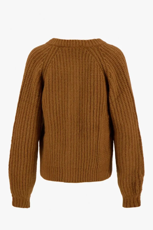 Outlet gebreid vest in bomberstyle Vesten