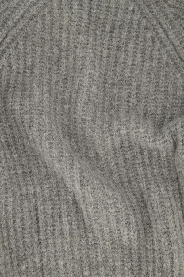 Hot gebreid vest in bomberstyle Vesten