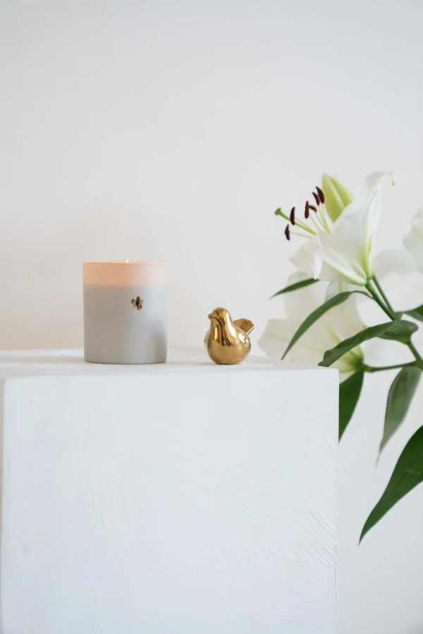 Flash Sale geurkaars in doosje geniet momentje bloem Geurkaarsen