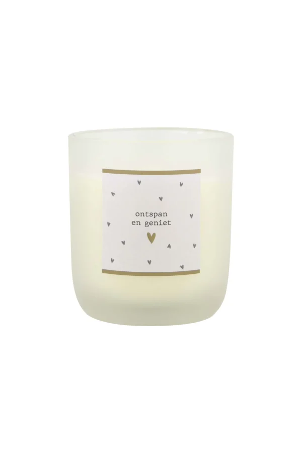 Store geurkaars in glas ontspan en geniet Bad | Geurkaarsen