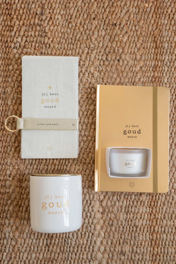 Best geurkaars in wikkel jij bent goud waard Geurkaarsen