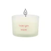 Sale geurkaars in wikkel love you more Geurkaarsen