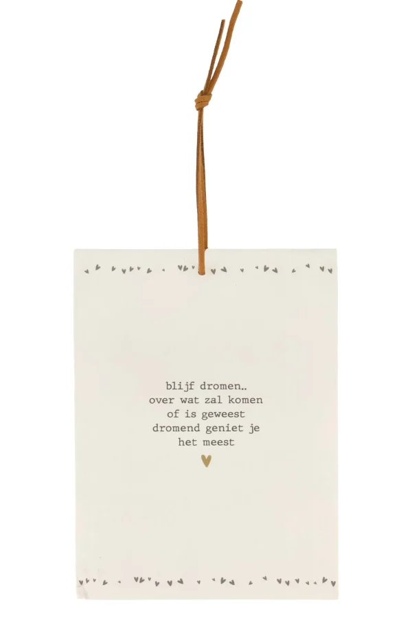 Best geurzakje schone was blijf dromen antracietgrijs/off white Bad