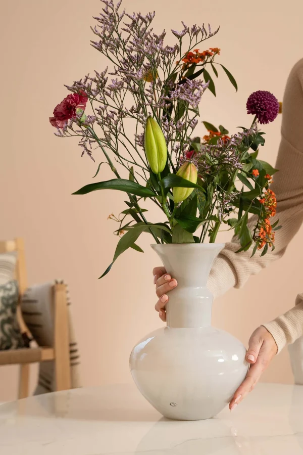 Online glazen conische vaas Vazen & Potten