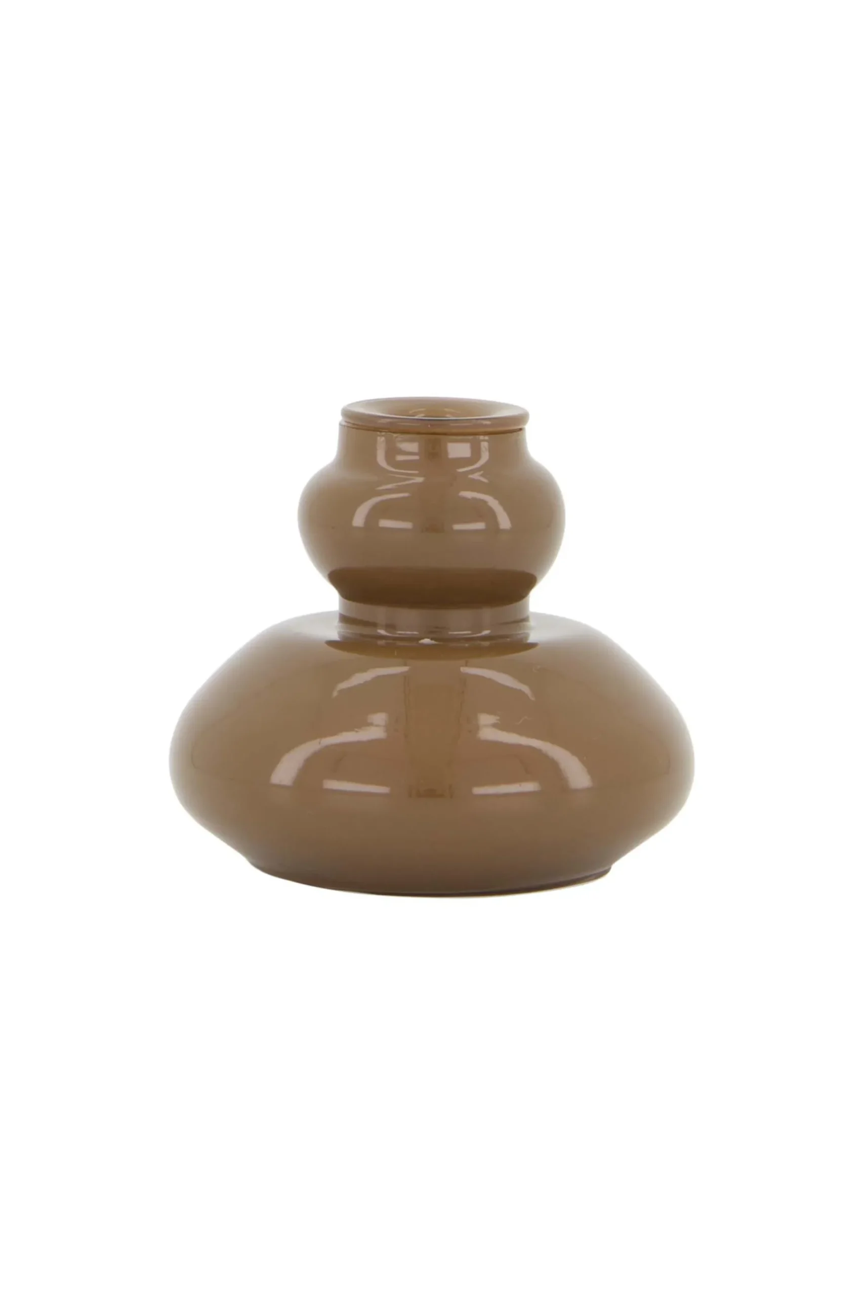 zusss_glazen_kandelaar_cm_warm_grijs_0.webp Best Sale glazen kandelaar 5,5cm warm grijs Kaarsen | Kaarsenhouders