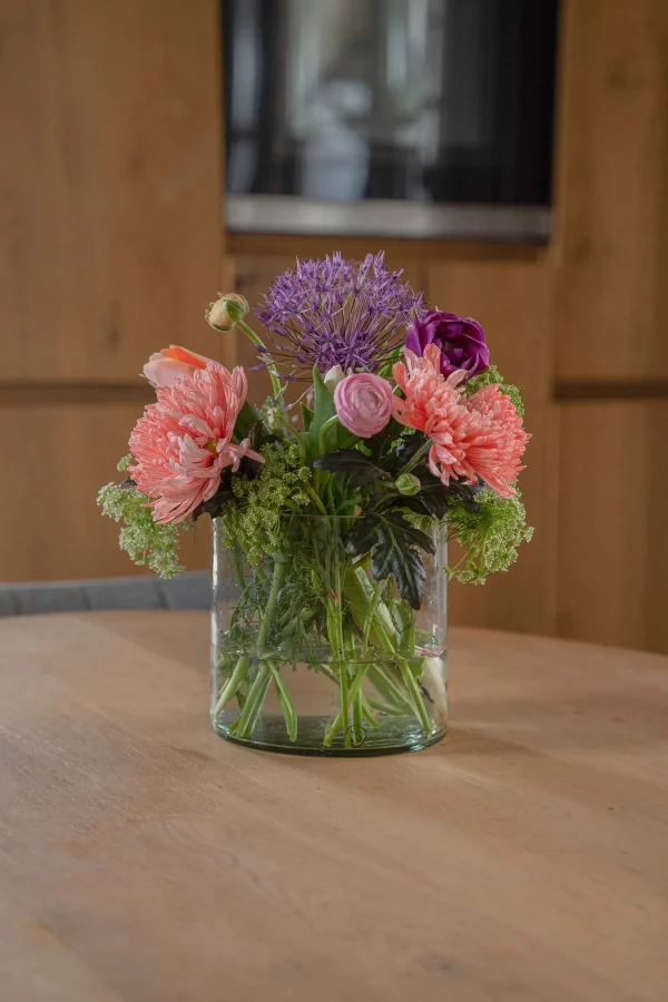 New glazen vaas ø15cm Vazen & Potten