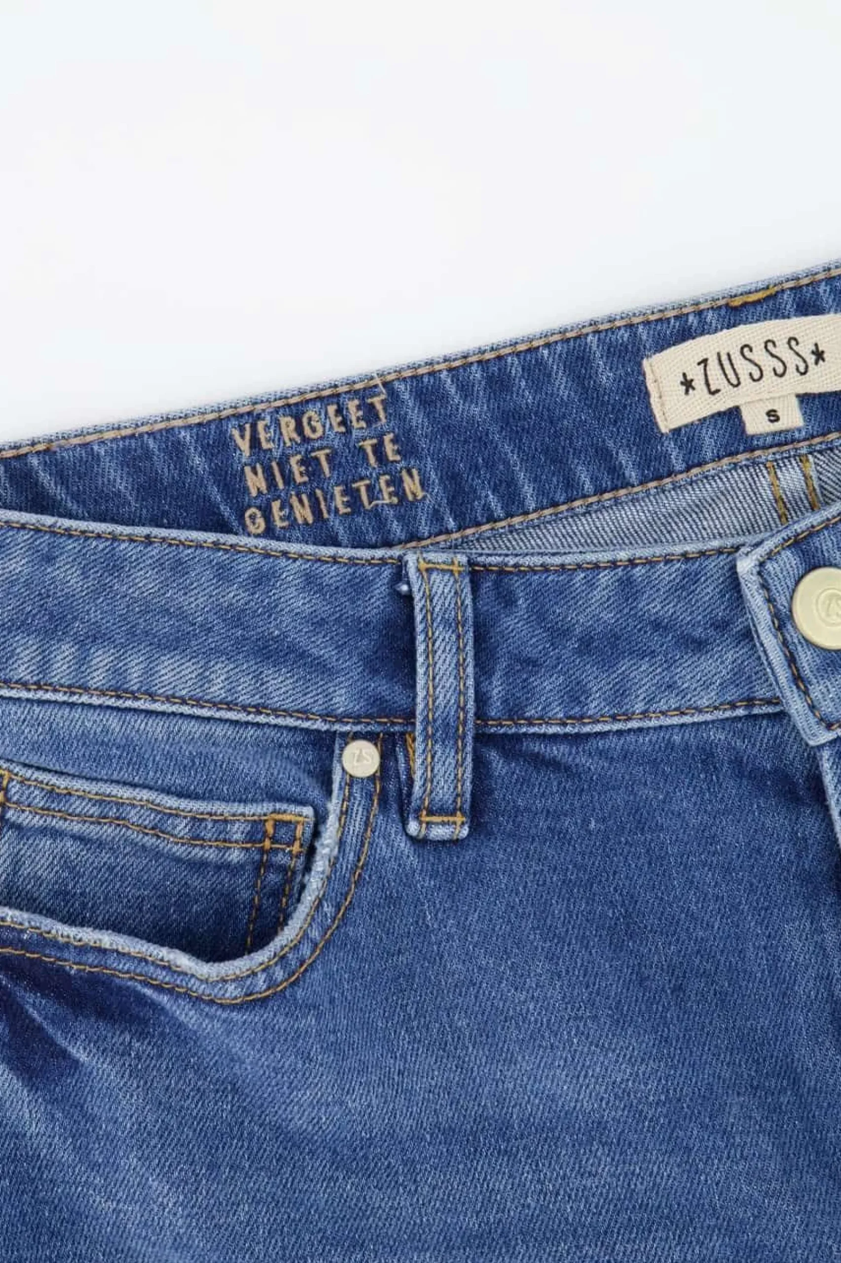 zusss_high_waist_jeans_midden_blauw_4.webp Best high waist jeans midden blauw Broeken & Jeans