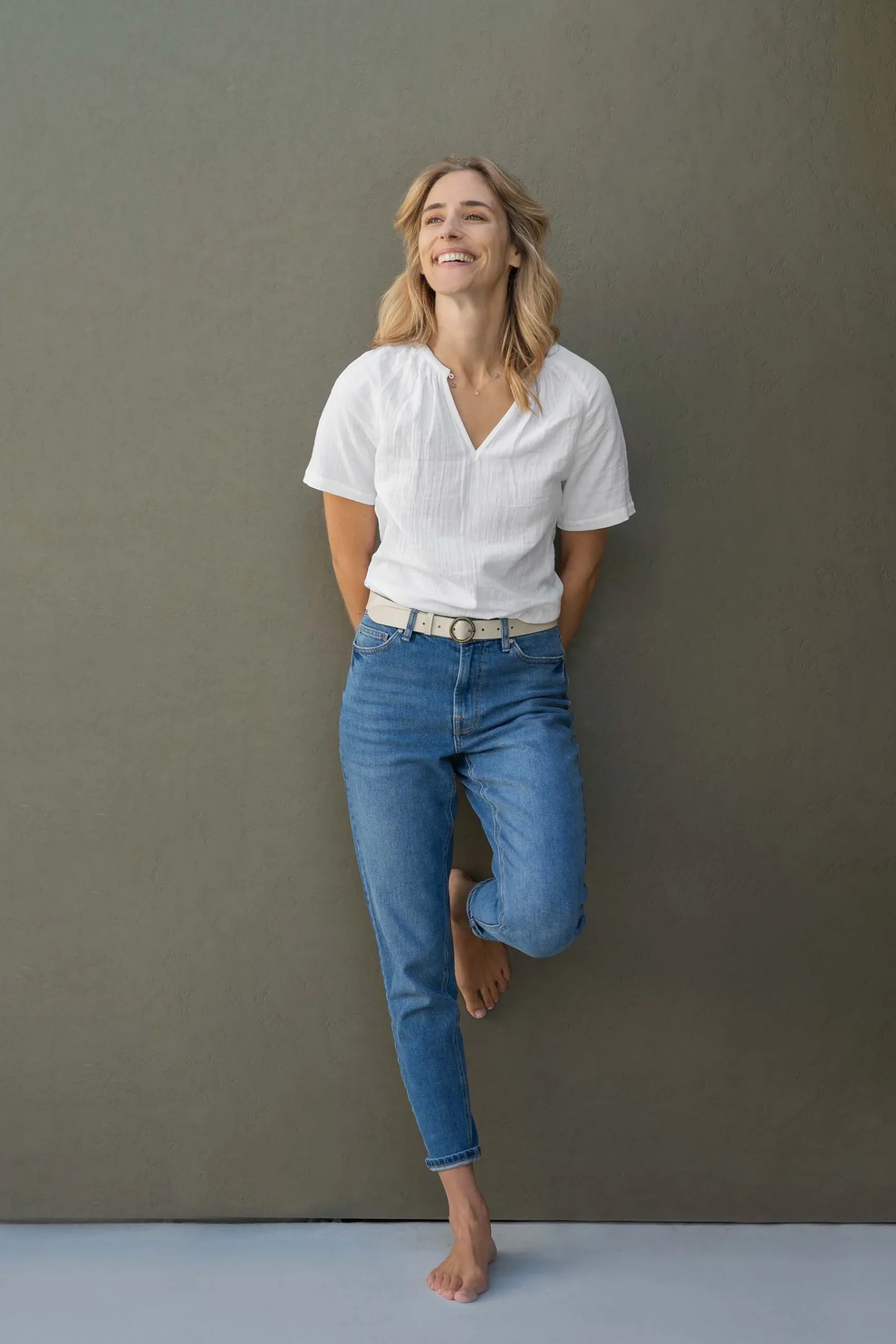 zusss_high_waist_jeans_midden_blauw_6.webp Best high waist jeans midden blauw Broeken & Jeans