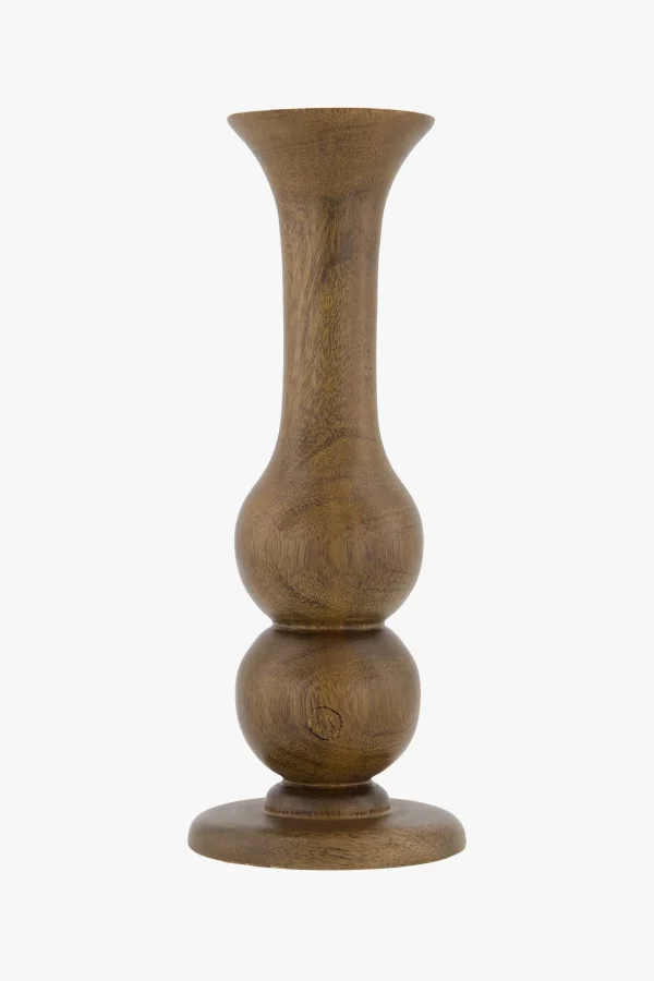 Clearance houten kandelaar L Kaarsen | Kaarsenhouders