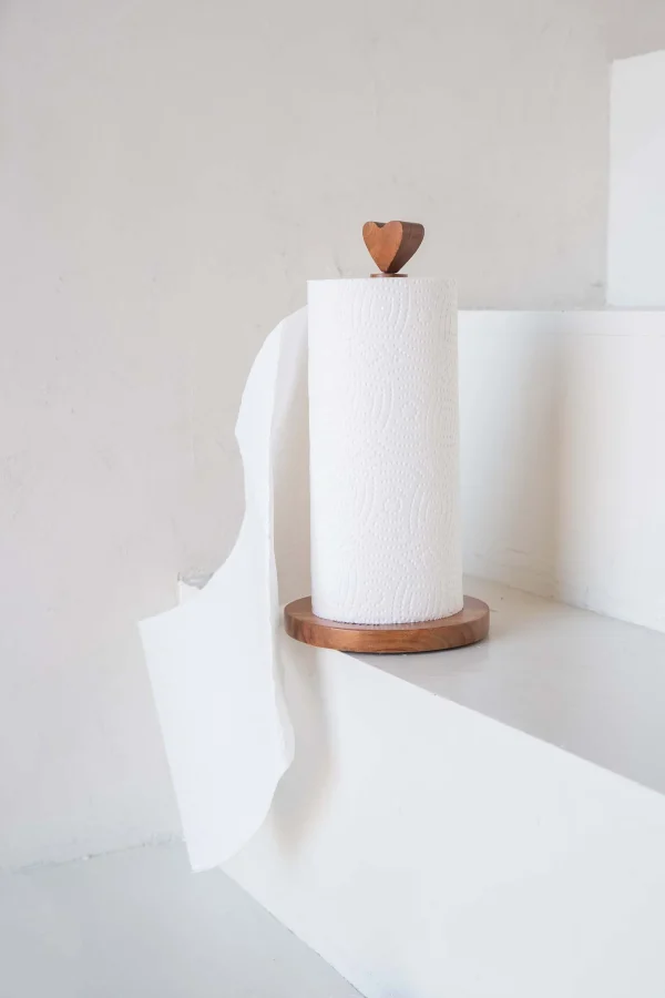 Cheap houten keukenrolhouder he leukerd Keukenaccessoires