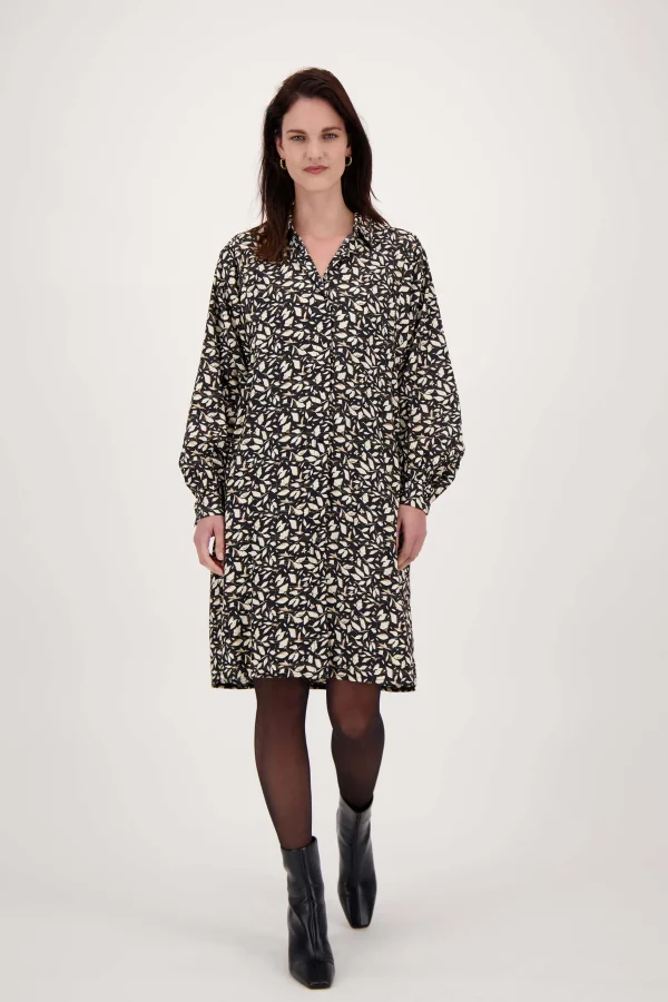 Fashion jurk blaadjes print Jurkjes & Rokken