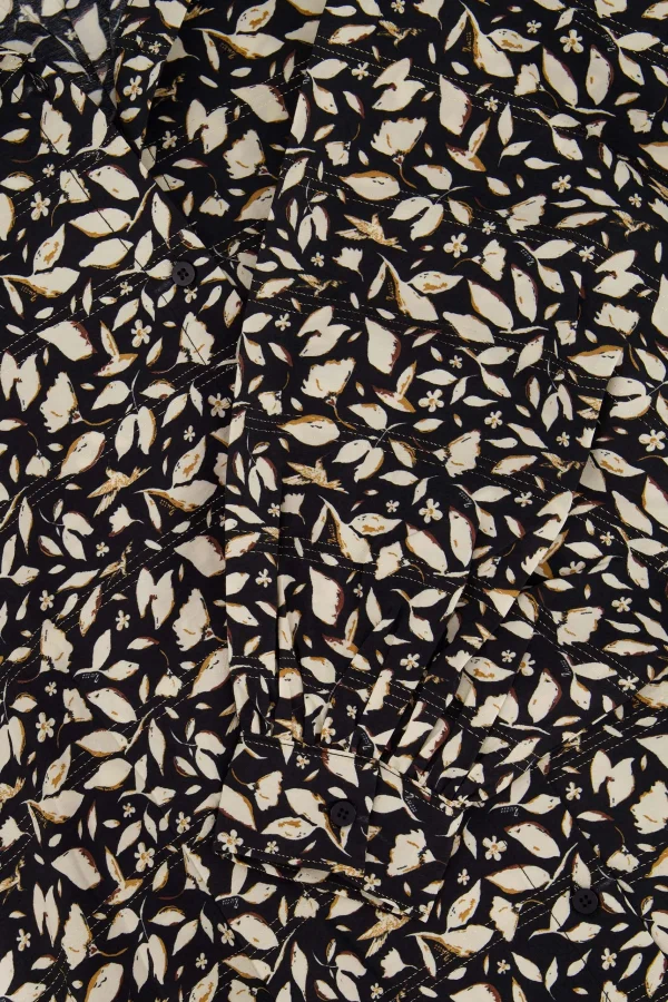 Fashion jurk blaadjes print Jurkjes & Rokken