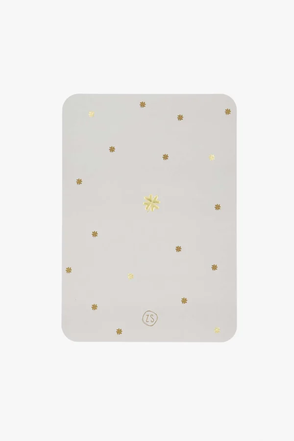 New kaart ronde hoeken klavertjes Kaartjes