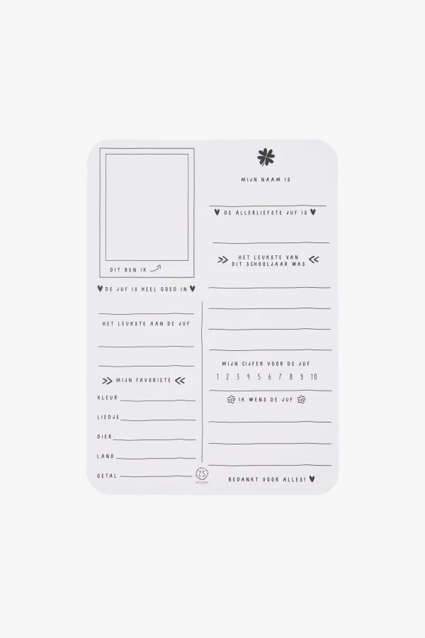 Best kaart wat een geluk met een juf als jij saliegroen Kaartjes