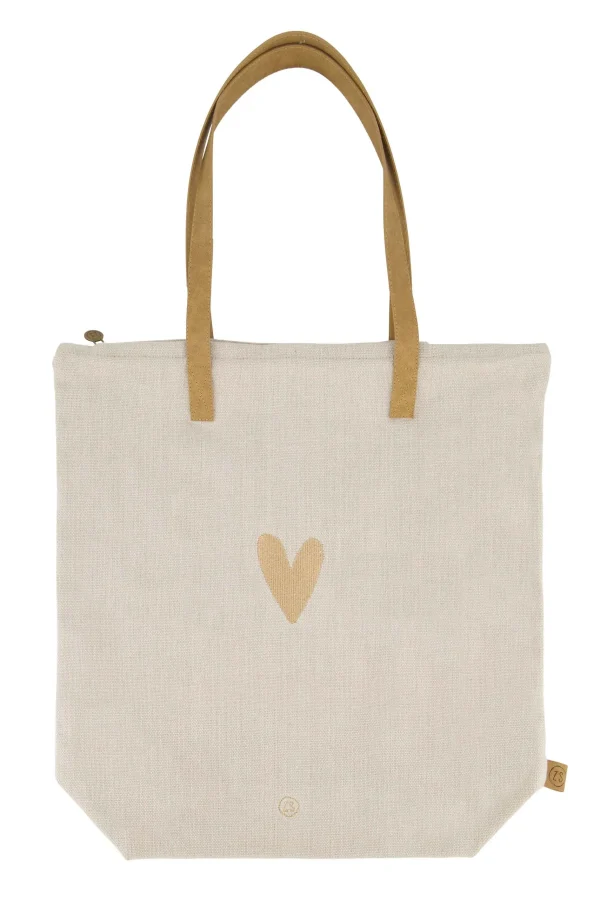 Cheap katoenen boodschappentas hartje Schoudertassen & Handtassen