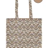 Hot katoenen shopper met print Schoudertassen & Handtassen