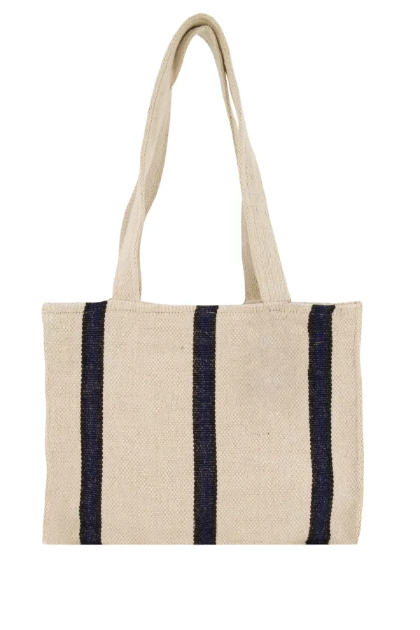 New katoenen tas met streep Schoudertassen & Handtassen