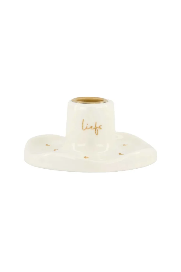 Flash Sale keramieken kandelaar hartjes liefs Kaarsen | Kaarsenhouders