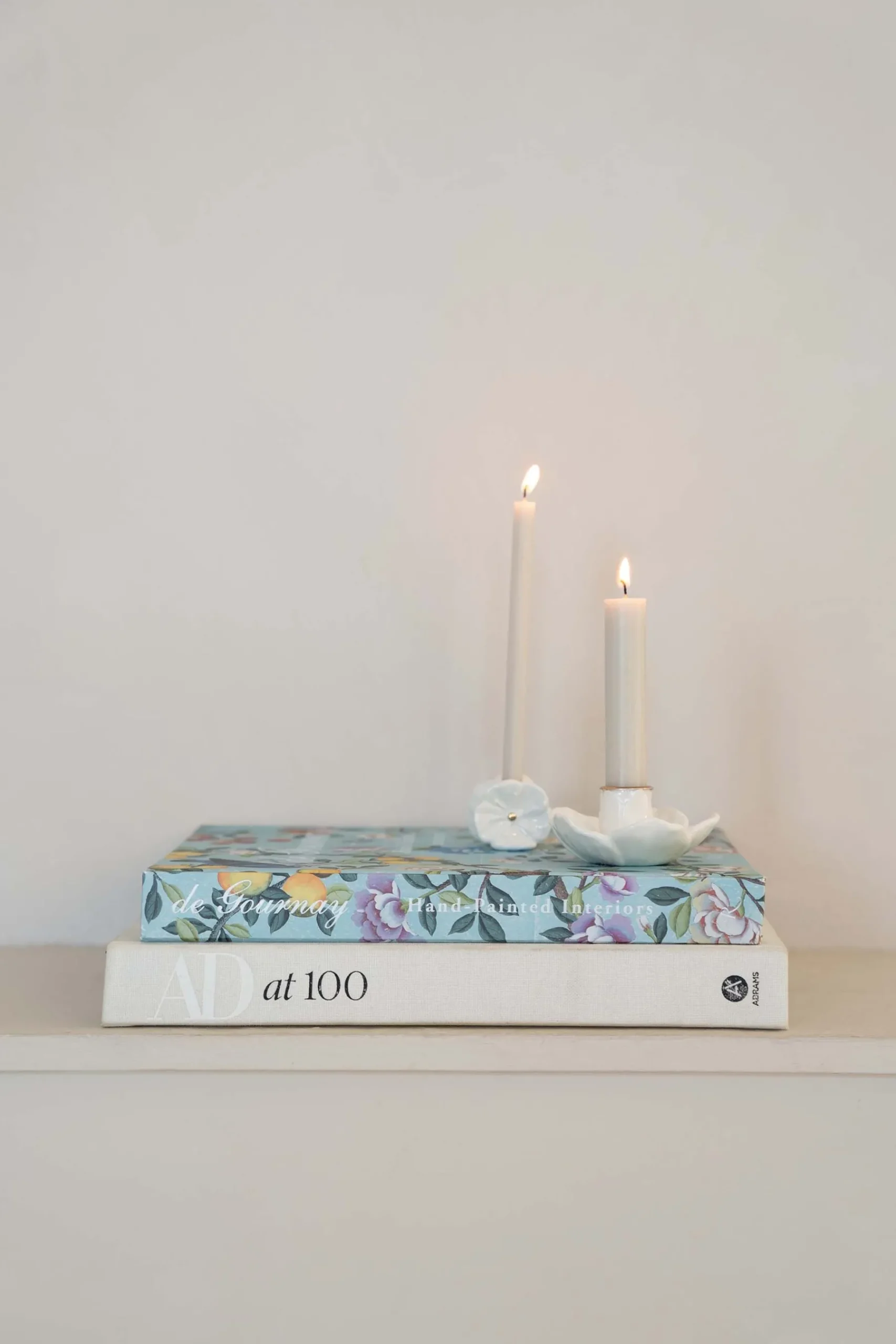 zusss_keramieken_kandelaartje_bloem_wit_3.webp Best Sale keramieken kandelaartje bloem Kaarsen | Kaarsenhouders