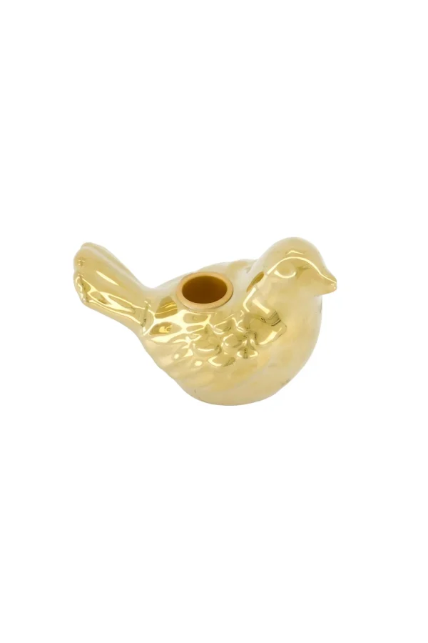 Store keramieken kandelaartje vogel Kaarsen | Kaarsenhouders