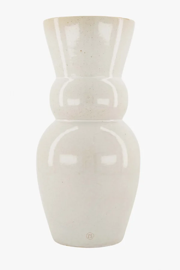 Outlet keramieken vaas glazuur spikkels Vazen & Potten