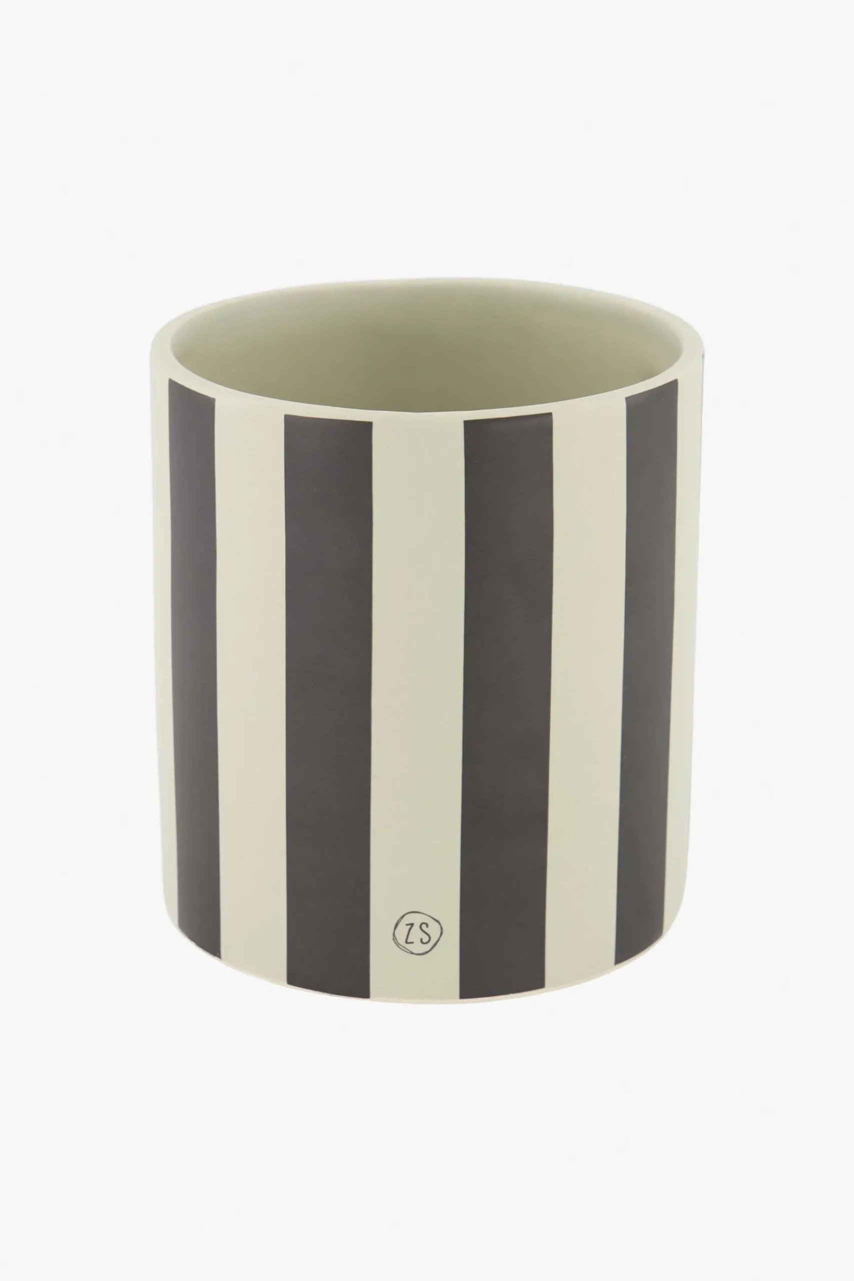 zusss_keramieken_voorraadpot_strepen_l_zand_antraciet_1.webp Best keramieken voorraadpot strepen L zand antraciet Opbergers & Manden