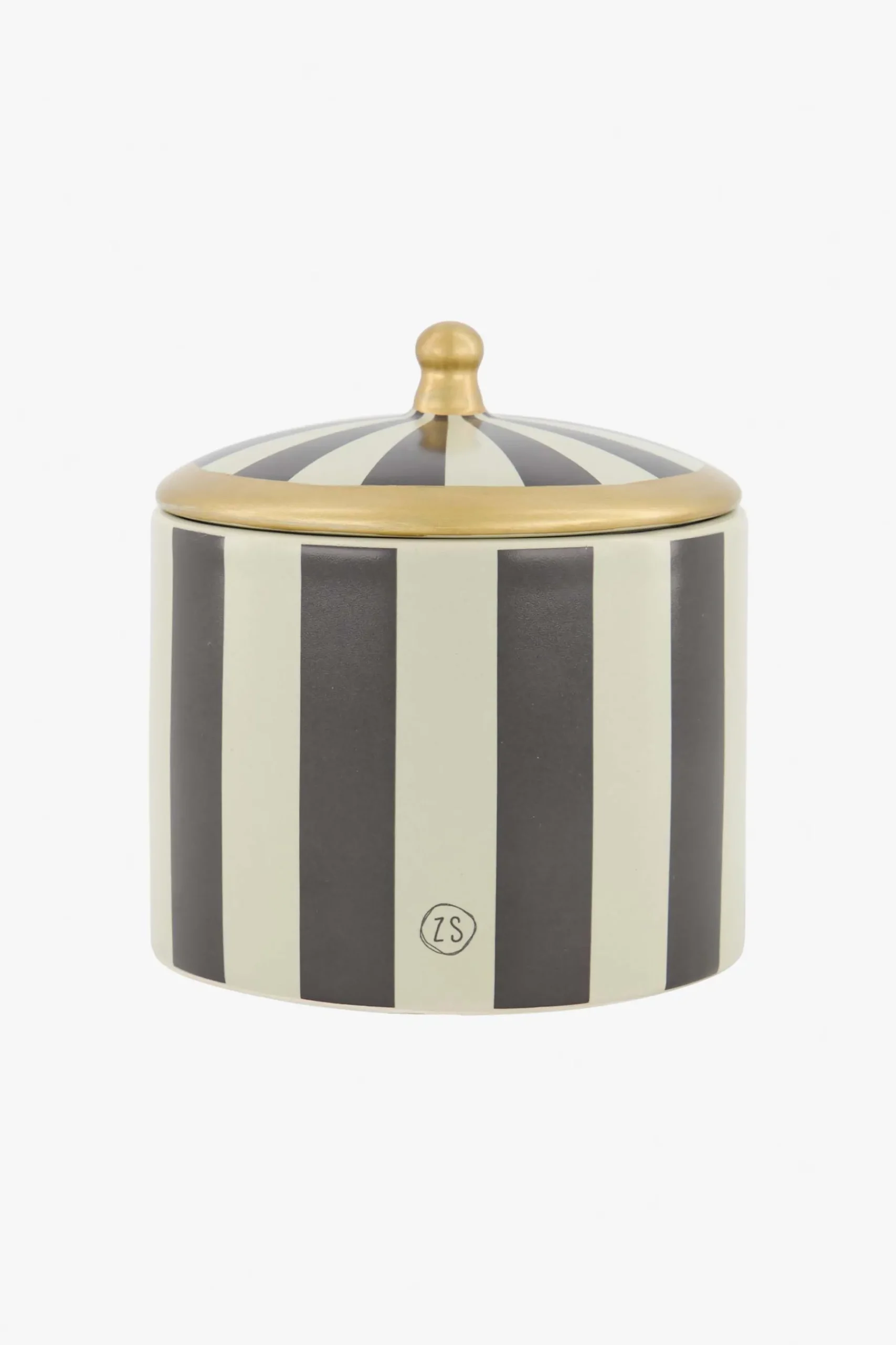 zusss_keramieken_voorraadpot_strepen_m_zand_antraciet_0.webp New keramieken voorraadpot strepen M zand antraciet Opbergers & Manden