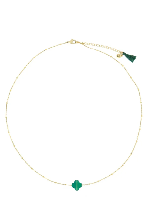 Store ketting met bloem Kettingen