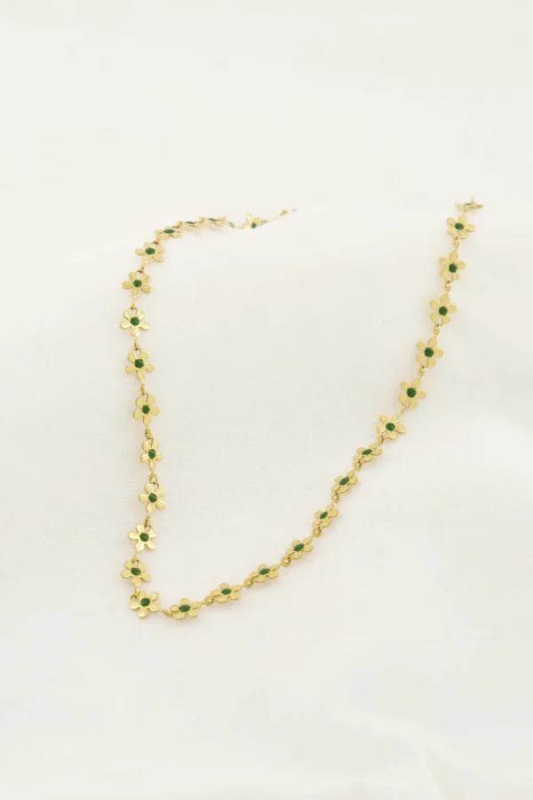 Fashion ketting met bloemen Kettingen