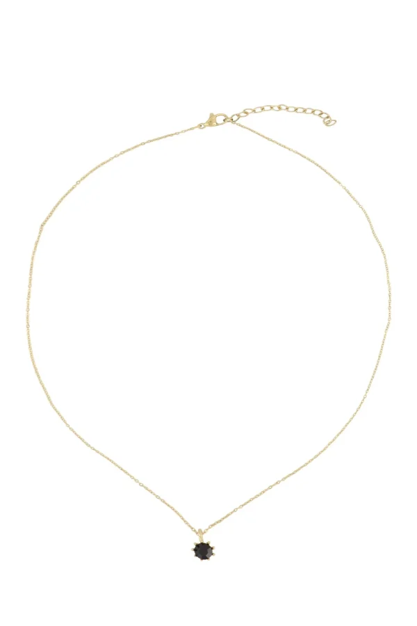 Best Sale ketting met zwart steentje Kettingen