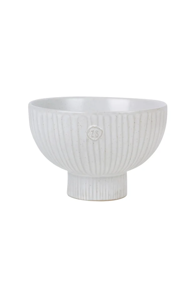 New kom op voet ribbels Servies