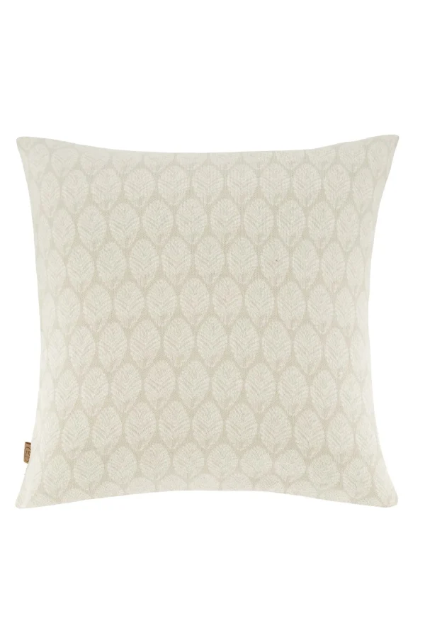 Best kussen fijn gebreid bladpatroon 45x45cm Kussens