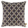 Best Sale kussen grafisch gewoven patroon 45x45cm antracietgrijs Kussens