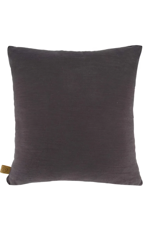 Best Sale kussen grafisch gewoven patroon 45x45cm antracietgrijs Kussens