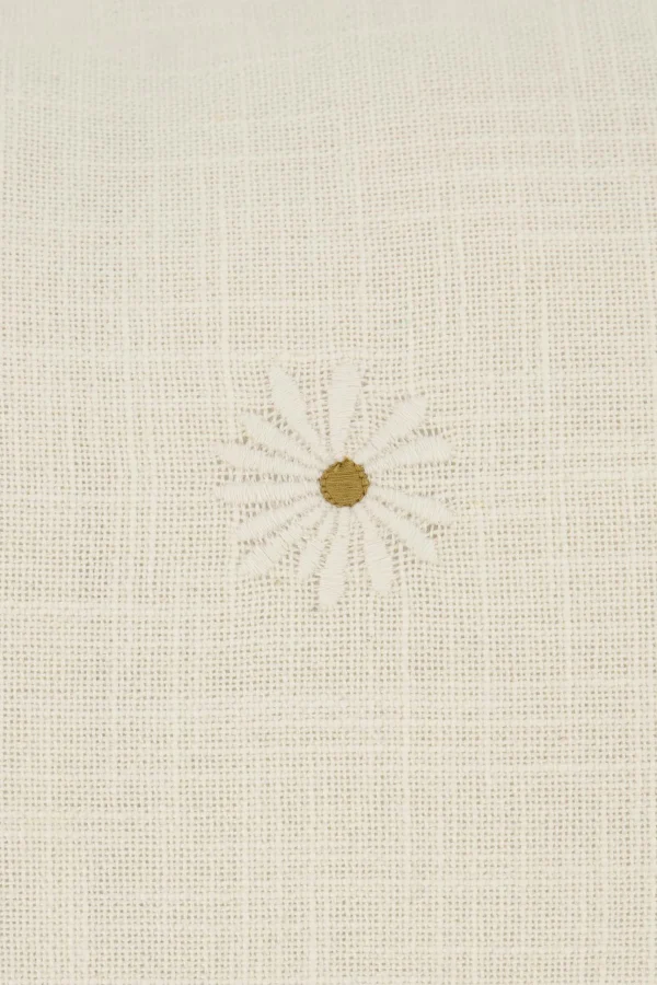 Best kussen ornament print en madeliefje 50x30cm Kussens