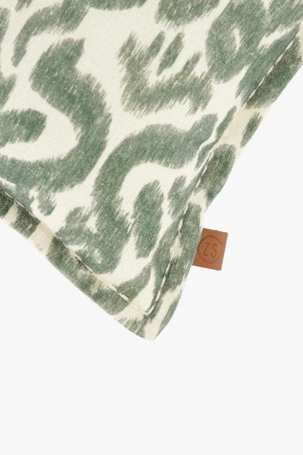 Clearance kussen ornament print en madeliefje 50x30cm Kussens