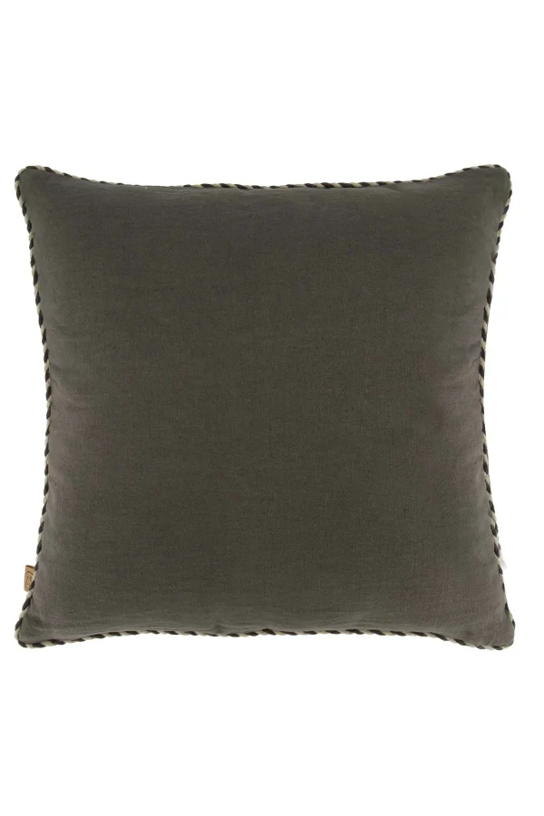 Fashion kussen velvet colibri borduur 45x45cm Kussens